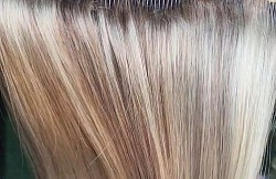 Heat Resistant Rainbow Hair Extensions