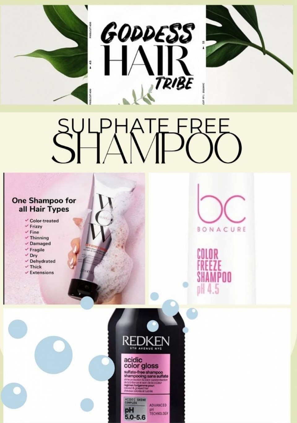 Sulphate free shampoo