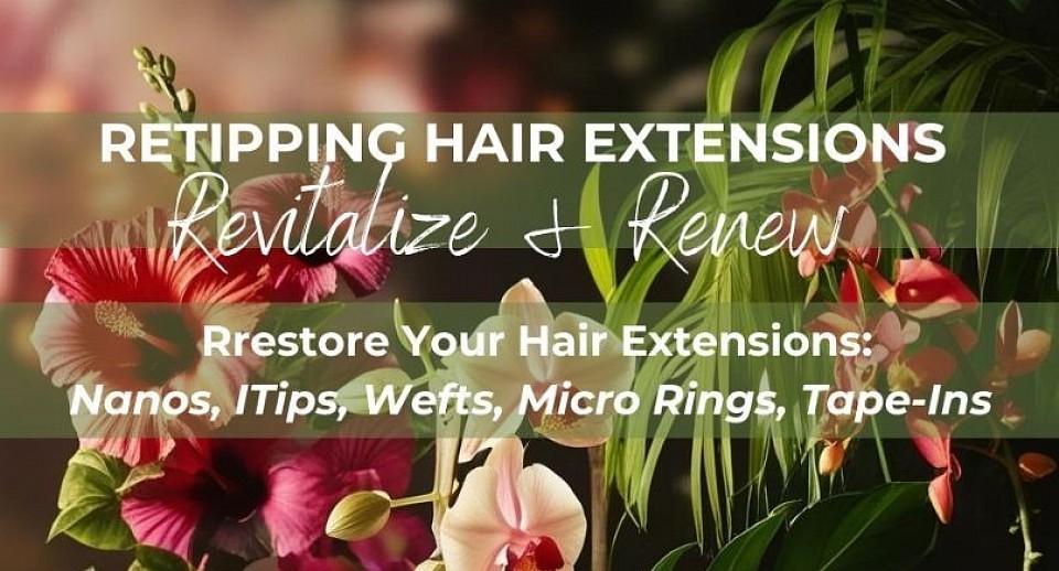 Hair Extension Retipping UK & Northern Ireland