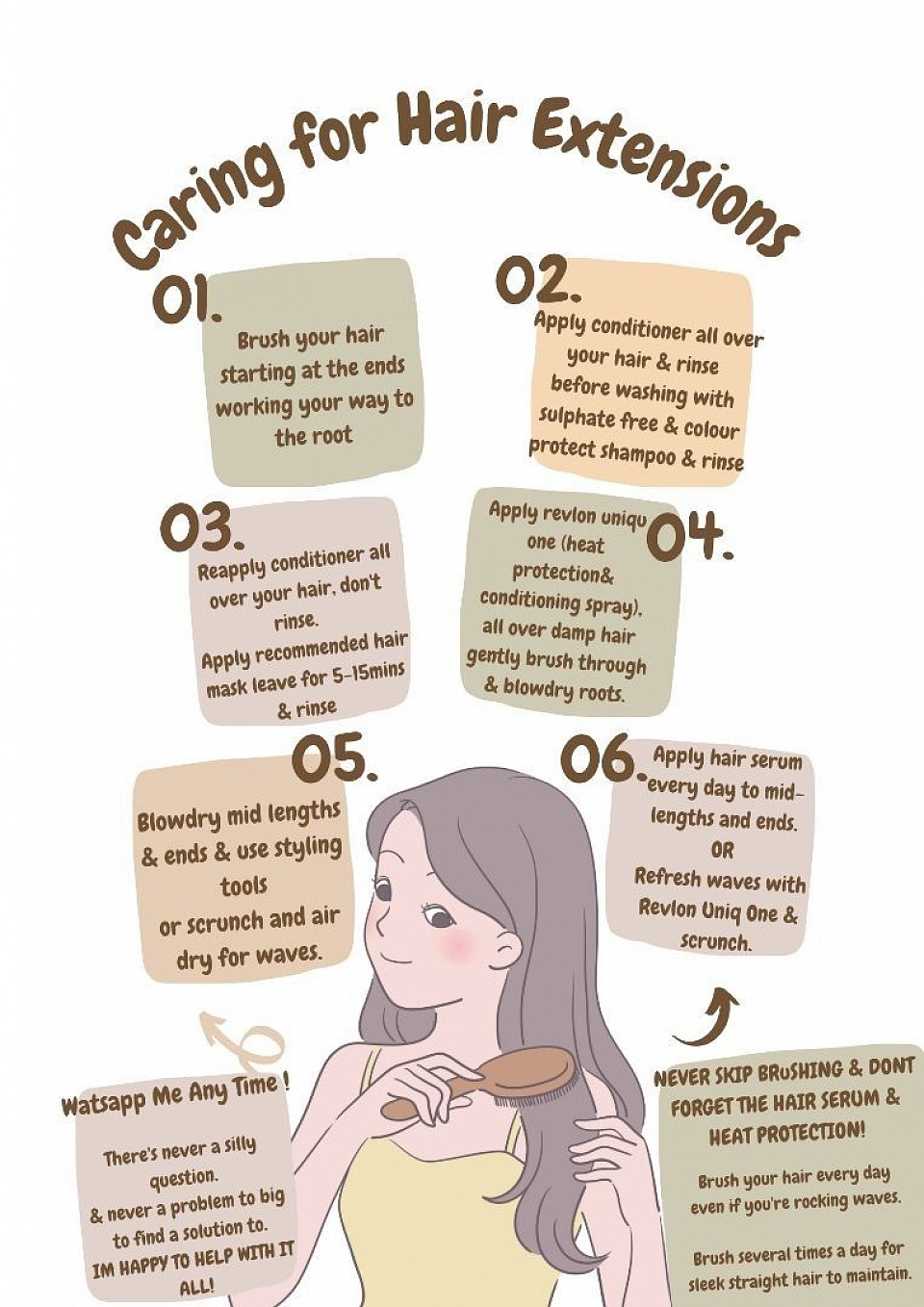 Caring For Your Hair Extensions