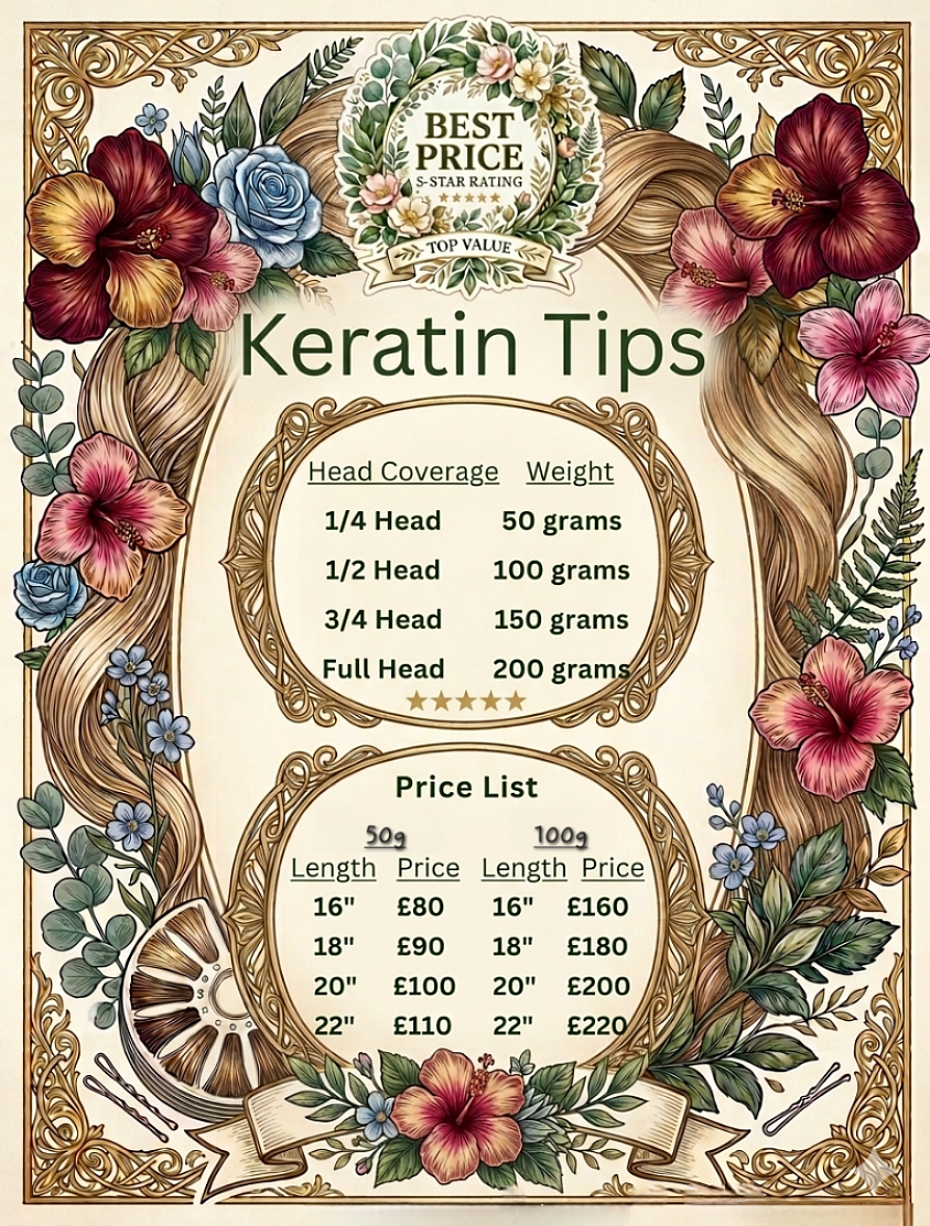 Micro Keratin Capsule Hair Extensions