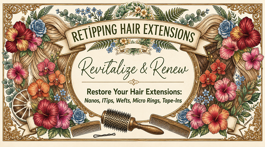 Retipping Your Hair Extensions or Change The Installation Method